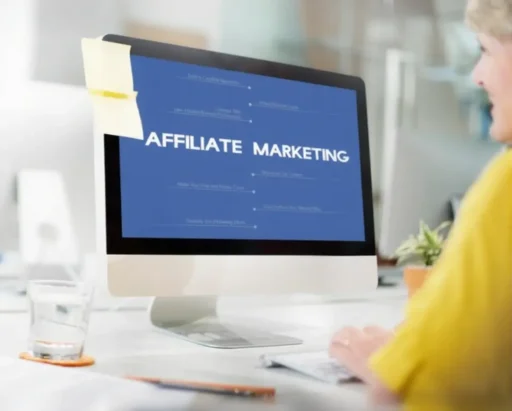 Un gráfico que ilustra el funcionamiento del programa de afiliados de Amazon.